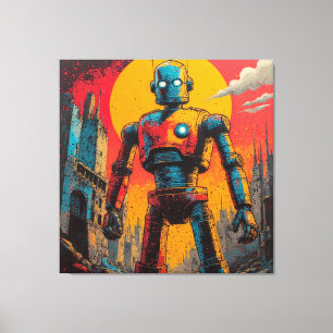 METAL HEART IRON MAN-9 LEINWANDDRUCK