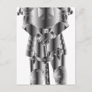 Metal Knight Postkarte