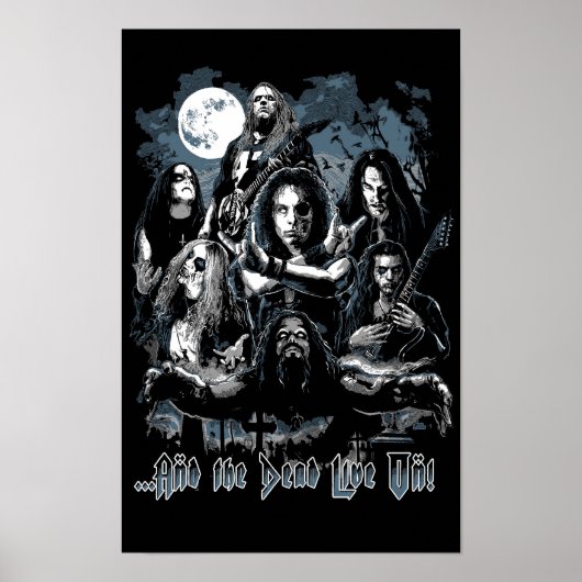 Metal Legends Poster - The Dead Live On! (Vorne)
