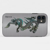 Metal Look Asian Dragon iPhone 5S Gehäuse Case-Mate iPhone Hülle (Rückseite (Horizontal))