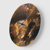 Metal Love Damaged 2 Große Wanduhr (Winkel)