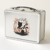 Metal Lunch Box - Black Cat (Vorderseite)