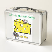 Metal Lunch Box Cheesy Mousey Music Mittagessen Ab (Rückseite)