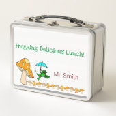 Metal Lunch Box Frogging Mittagessen Abendessen Pi (Vorderseite)