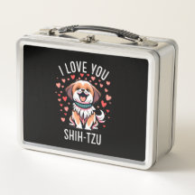 Metal Lunch Box - mit Zeichnend Liebe Shih-Tzu