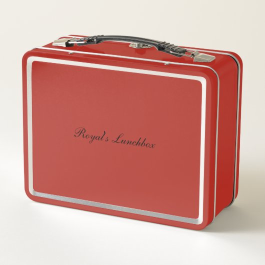 Metal Lunchbox (Rückseite)