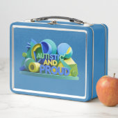 Metal Lunchbox-"Autistic and Proud Metal Lunch Box (Beispiel)