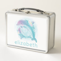 METAL LUNCHBOX: DOLPHINEN