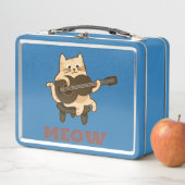 Metal Lunchbox Funny Meow Kitty Lover (Beispiel)
