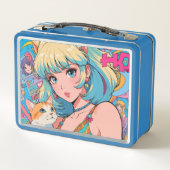 Metal-Lunchbox/Kosmetikbox Metall Brotdose (Rückseite)