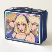 Metal-Lunchbox/Kosmetikbox Metall Brotdose (Rückseite)