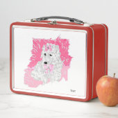 Metal Lunchbox: Poodle Metall Brotdose (Beispiel)