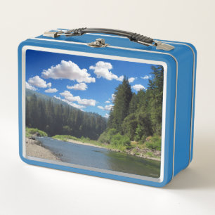 Metal Lunchbox Richardson Grove California Cloudy
