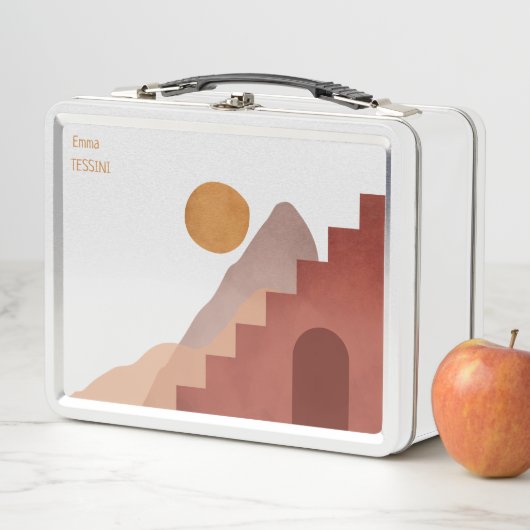 Metal Lunchbox - Terracotta Rouge (Beispiel)