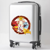 Metal Maneki Aufkleber (Koffer)