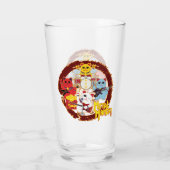 Metal Maneki Glas (Rückseite)