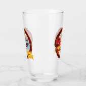 Metal Maneki Glas (Links)