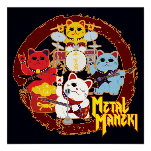 Metal Maneki Poster (Vorderseite)