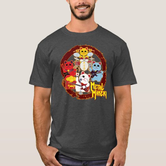 Metal Maneki T-Shirt (Vorderseite)