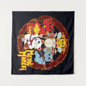 Metal Maneki Wandteppich (Vorderseite (Horizontal))