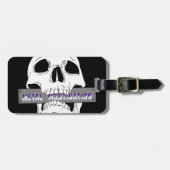 Metal Mastication Luggage Tag Gepäckanhänger (Vorderseite horizontal)