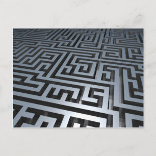 Metal Maze Postkarte