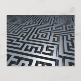 Metal Maze Postkarte