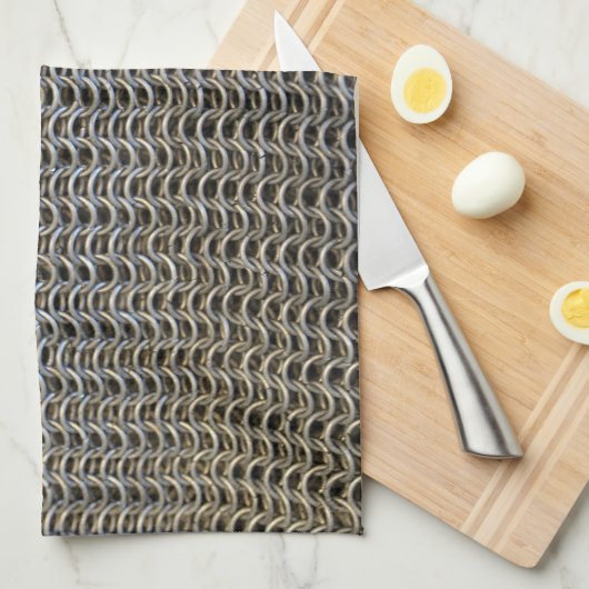 metal mittelalterlichen Ritterkämpfer der Handtuch (Viertel Falte)