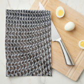 metal mittelalterlichen Ritterkämpfer der Küchentuch (Viertel Falte)