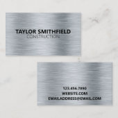 METAL MODERN BERUFLICH VISITENKARTE (Vorne/Hinten)