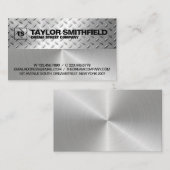 Metal Moderne Berufliche Visitenkarte (Vorne/Hinten)