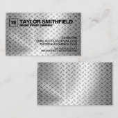 Metal Moderne Berufliche Visitenkarte (Vorne/Hinten)