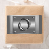 Metal Monogram Initial Letter O Labels (Insitu)