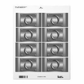 Metal Monogram Initial Letter O Labels (Vorne)