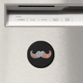 Metal Mustache Magnet (In Situ (Geschirrspüler))
