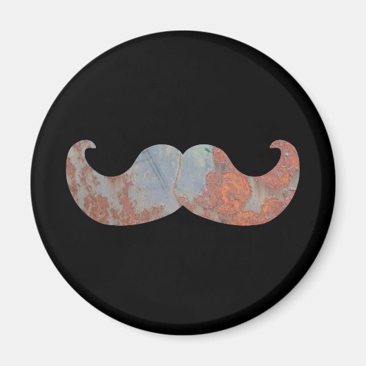 Metal Mustache Magnet (Vorne)