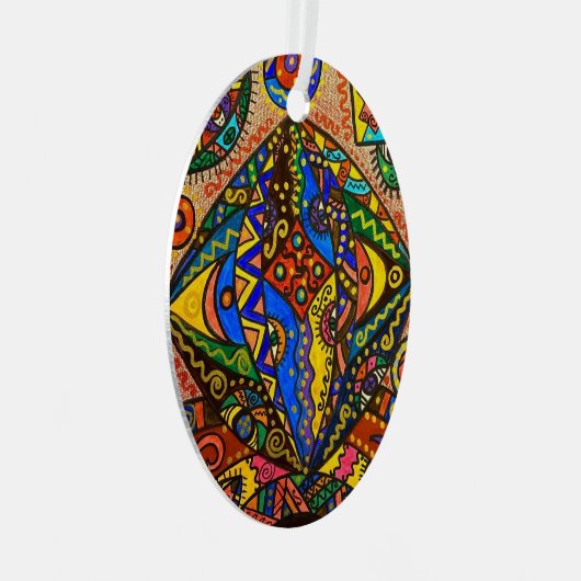 Metal Oval Ornament (Vorderseite Rechts)