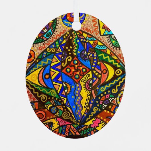 Metal Oval Ornament (Rückseite)