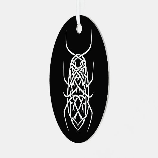 Metal Oval Ornament (Vorderseite links)