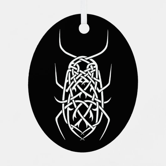 Metal Oval Ornament (Rückseite)