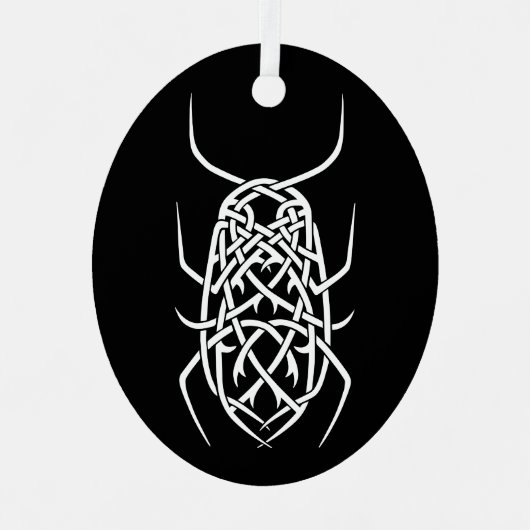 Metal Oval Ornament Aus Metall (Vorderseite)