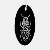 Metal Oval Ornament Aus Metall (Vorderseite Rechts)