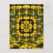 Metal-Pilze : Geometrie-Kunst : Postkarte (Vorderseite)