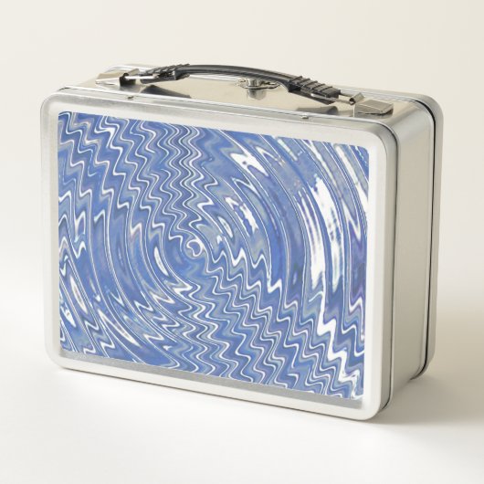 Metal Psychedelic Blue Lunchbox (Rückseite)