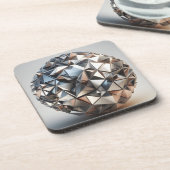 metal reflections design ball getränkeuntersetzer (Linke Seite)