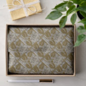Metal-Rose-01-Silver Gold-Tissue Seidenpapier (Geschenk)