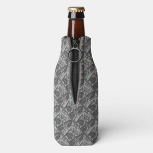 Metal-Rose-05-Silver-FLASCHE COOLER Flaschenkühler