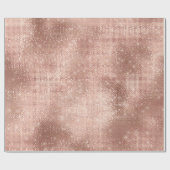 Metal Rose Blush Skinny Spark Delicate Bridal 16. Geschenkpapier (Flach)