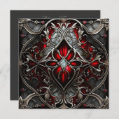 Metal Ruby Art (Vorne/Hinten)