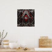 Metal Ruby Art Poster (Küche)